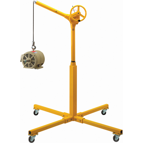 Tall Industrial Lifting Device with Mobile Base, 500 lbs. (0.25 tons) Capacity Ottawa Fastener Supply