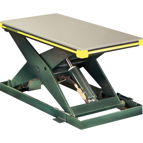 Hydraulic Backsaver Scissor Lift Table, Steel, 48" L x 36" W, 2000 lbs. Capacity Ottawa Fastener Supply