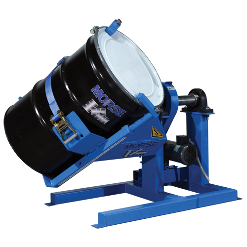 Drum Tumbler, 55 US gal. (45 Imperial Gal.) Capacity, Fixed Speed, 1 HP Ottawa Fastener Supply