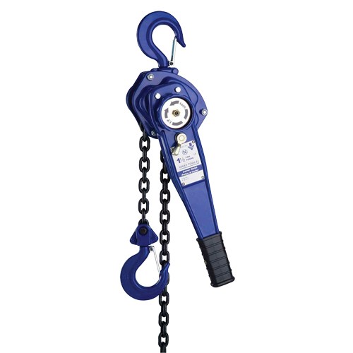 Lever Hoist, 5' Lift, 1500 lbs. (0.75 tons) Capacity, Grade 80 load chain Chain Ottawa Fastener Supply