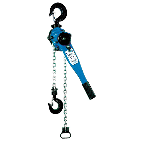 Bravo&reg; Lever Chain Hoist, 5' Lift, 500 lbs. (0.25 tons) Capacity, Grade 80 Chain Ottawa Fastener Supply