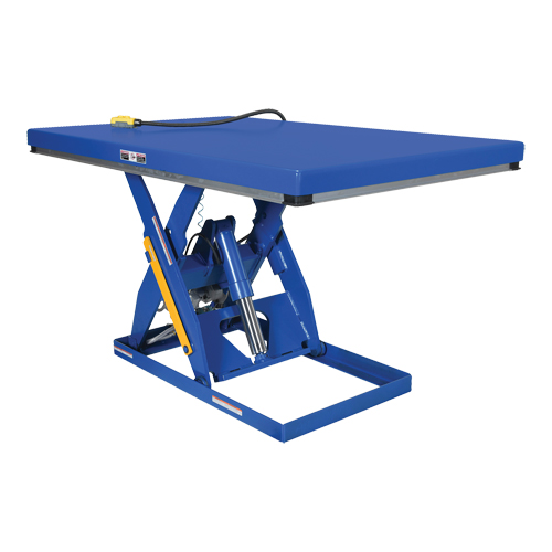Hydraulic Scissor Lift Table, Steel, 72" L x 48" W, 3000 lbs. Cap. Ottawa Fastener Supply