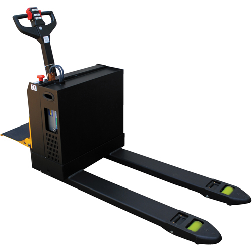 Fully Powered Electric Pallet Truck With  Stand-On Platform, 4500 lbs. Cap., 48" L x 30.25" W Ottawa Fastener Supply