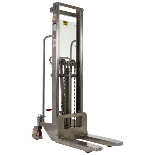 Gerbeur Hefti-Lift, M&eacute;canisme Pompe au pied, Capacit&eacute; de 880 lb, Levage max de 59" Ottawa Fastener Supply