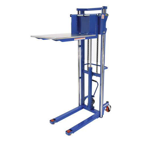 Gerbeur Hefti-Lift, M&eacute;canisme Pompe au pied, Capacit&eacute; de 1500 lb, Levage max de 63" Ottawa Fastener Supply