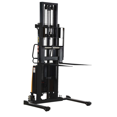 Fork Lift Stacker, Electric Operated, 2000 lbs. Capacity, 118" Max Lift Ottawa Fastener Supply