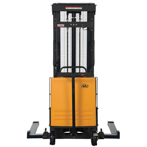 Fork Lift Stacker, Electric Operated, 2000 lbs. Capacity, 118" Max Lift Ottawa Fastener Supply