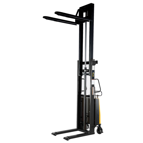 Fork Lift Stacker, Electric Operated, 2000 lbs. Capacity, 63" Max Lift Ottawa Fastener Supply