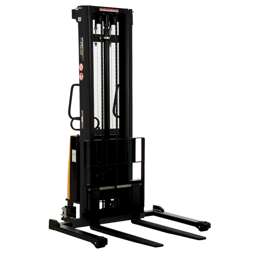 Fork Lift Stacker, Electric Operated, 2000 lbs. Capacity, 137" Max Lift Ottawa Fastener Supply