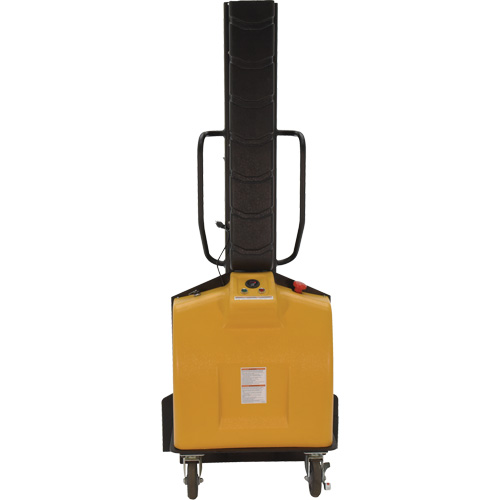 Narrow Mast Powered Lift Stacker, Electric Operated, 1000 lbs. Capacity, 63" Max Lift Ottawa Fastener Supply