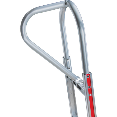Knocked Down Hand Truck, P-Handle Handle, Aluminum, 52" Height, 500 lbs. Capacity Ottawa Fastener Supply