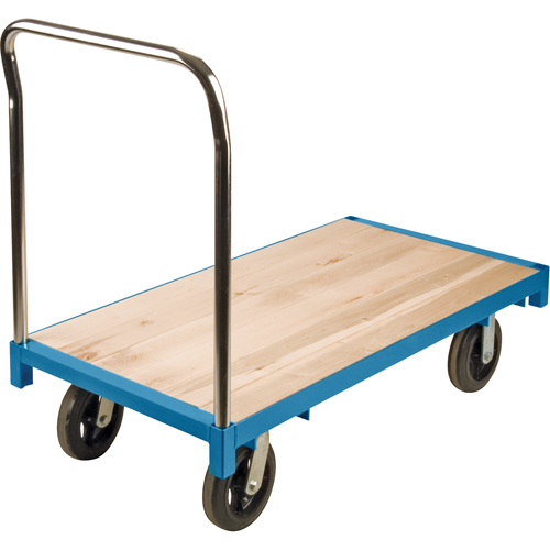 Heavy-Duty Platform Truck, 48" L x 24" W, 2000 lbs. Capacity, Rubber Casters Ottawa Fastener Supply