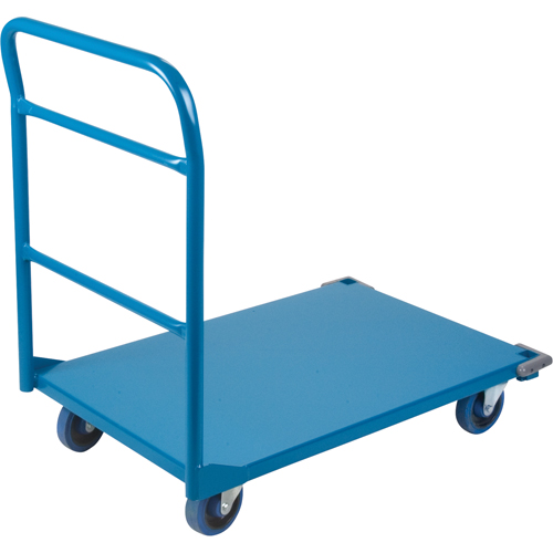 Chariots &agrave; tablettes/plateforme, Acier, 24" la x 36" p x 40" h, Capacit&eacute; de la plateforme 1300 lb Ottawa Fastener Supply