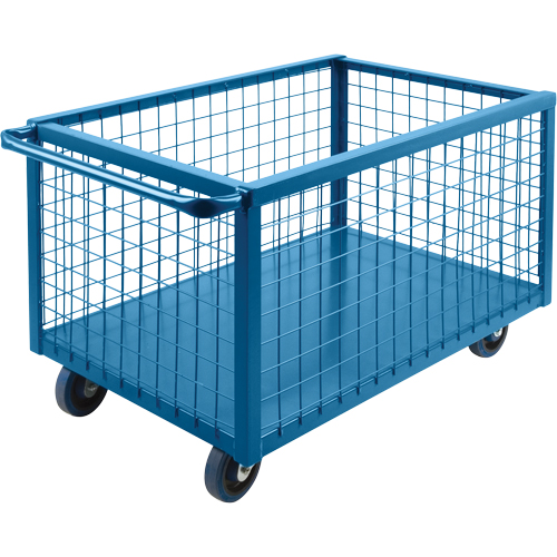 Caisson en treillis m&eacute;tallique, Acier, 51" lo x 24" la x 31,5" h, Volume 16 pi³, Capacit&eacute; 1200 lb Ottawa Fastener Supply