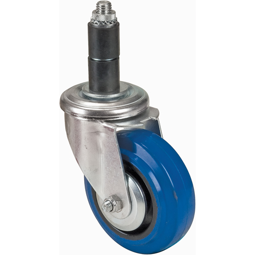 Rubber Stem Caster, Swivel, 4" (101.6 mm) Dia. Ottawa Fastener Supply