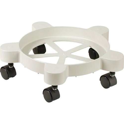 Lil'Dolly Pail Dollies, Plastic, 75 lbs. Capacity, 11" Diameter, Plastic Casters Ottawa Fastener Supply