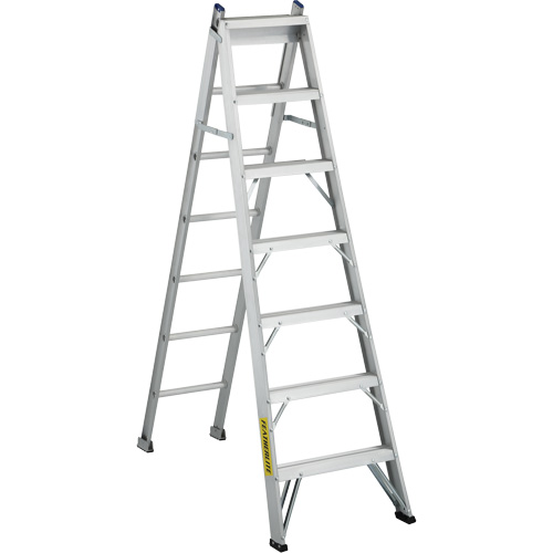 2700 Series Industrial Duty Multi-Way Ladders, 7', Aluminum, 250 lbs. Cap., ANSI 1, CSA 1 Ottawa Fastener Supply