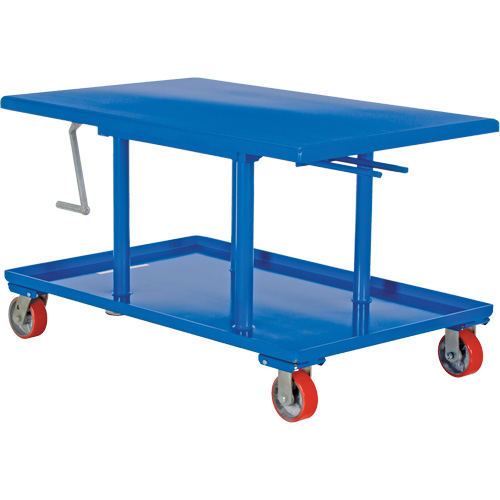 Post Lift Table, 42" L x 30" W, Steel, 2000 lbs. Capacity Ottawa Fastener Supply