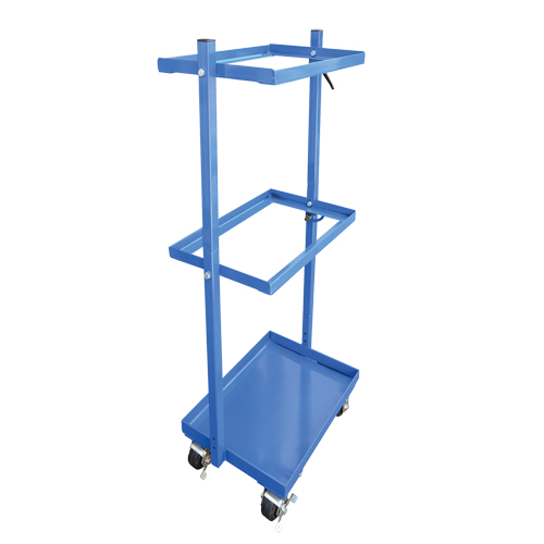 Stock Cart, Steel, 30-11/16" W x 19-1/4" D, 3 Shelves, 300 lbs. Capacity Ottawa Fastener Supply