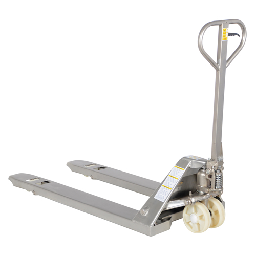Pallet Truck, Stainless Steel, 48" L x 27" W, 5500 lbs. Capacity Ottawa Fastener Supply