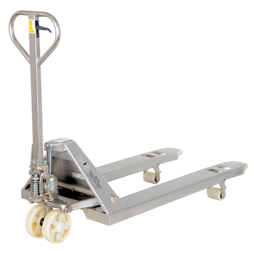 Pallet Truck, Stainless Steel, 48" L x 27" W, 5500 lbs. Capacity Ottawa Fastener Supply