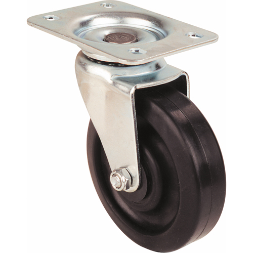 Light-Duty Caster, Swivel, 3" (76 mm), Polyolefin, 250 lbs. (113 kg.) Ottawa Fastener Supply