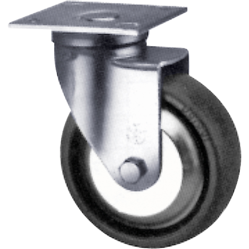 Heavy-Duty Caster, Swivel, 6" (152.4 mm), Solid Elastomer, 1000 lbs. (453.6 kg.) Ottawa Fastener Supply