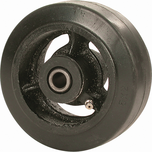 Roue en caoutchouc moul&eacute;, 5" (127 mm) dia. x 2" (51mm) la, Capacit&eacute; de 450 lb (204kg) Ottawa Fastener Supply