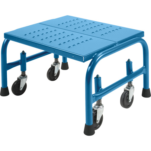Rolling Step Stand 20 X 16 X 12, 1 Steps, 18" Step Width, 12" Platform Height, Steel Ottawa Fastener Supply