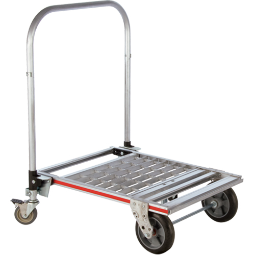 Four Wheel Folding Platform Truck, Aluminum, 750 lbs., 31" L x 23-1/4" W, 39" High Ottawa Fastener Supply