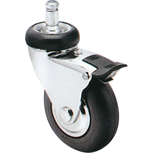 Comfort Roll Caster, Swivel with Brake, 2" (51 mm) Dia., 125 lbs. (57 kg.) Capacity Ottawa Fastener Supply