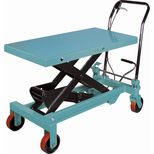 Heavy-Duty Hydraulic Scissor Lift Table, 39-3/8" L x 20-1/8" W, Steel, 1650 lbs. Capacity Ottawa Fastener Supply