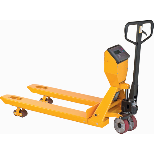 Digital Scale Pallet Truck, 27.5" L x 27.5" W, 5000 lbs. Cap. Ottawa Fastener Supply