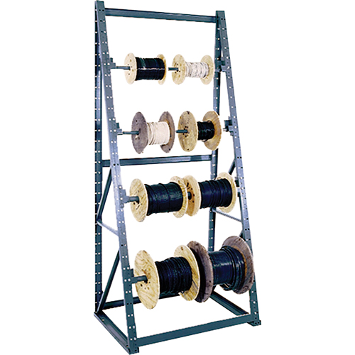 Heavy-Duty Reel Racks, 4 Rod, 48" W x 36" D x 96" H Ottawa Fastener Supply