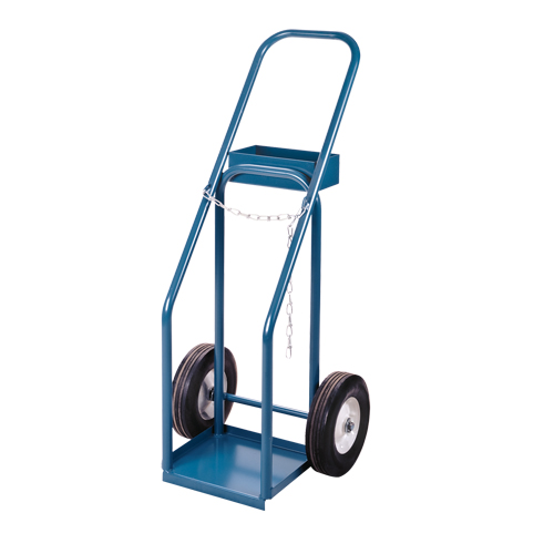 Gas Cylinder Carts, Semi-Pneumatic Wheels, 12" W x 10" L Base, 400 lbs. Ottawa Fastener Supply