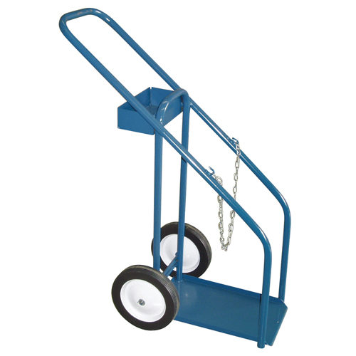 Gas Cylinder Carts, Semi-Pneumatic Wheels, 12" W x 16" L Base, 1000 lbs. Ottawa Fastener Supply