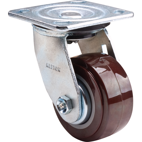 Caster, Swivel, 4" (101.6 mm), Polyurethane, 550 lbs. (249.5 kg.) Ottawa Fastener Supply