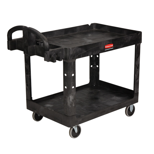 Heavy Duty Utility Cart - 4520-88, 2 Tiers, 25-1/4" x 39" x 44", 500 lbs. Capacity Ottawa Fastener Supply