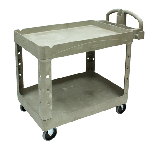 Heavy Duty Utility Cart - 4520-88, 2 Tiers, 25-1/4" x 39" x 44", 500 lbs. Capacity Ottawa Fastener Supply