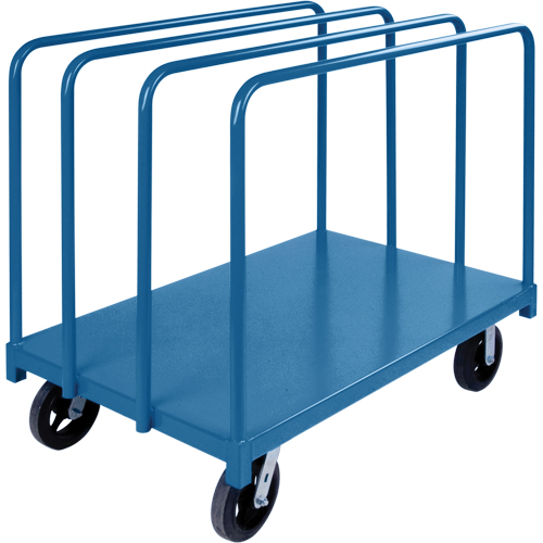 Single Level Rails Heavy-Duty Panel Mover Truck, 60" x 30" x 45", 2000 lbs. Capacity Ottawa Fastener Supply
