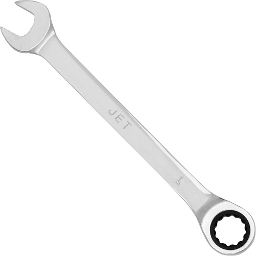 Cl&eacute; mixte &agrave; cliquet &agrave; motif long non r&eacute;versible, 16 mm, Fini Chrome Ottawa Fastener Supply