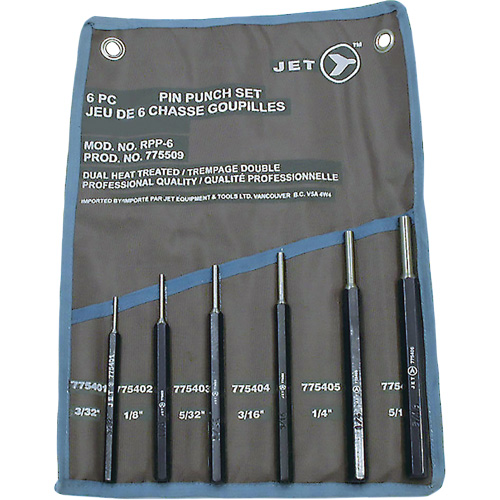 PP-6S Pin Punch Set, 6 Pieces Ottawa Fastener Supply