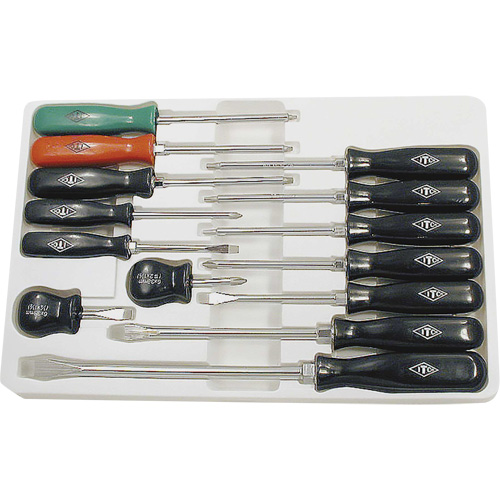 ISD-14 ABS Handle Screwdriver Set, 14, Magnetic Ottawa Fastener Supply