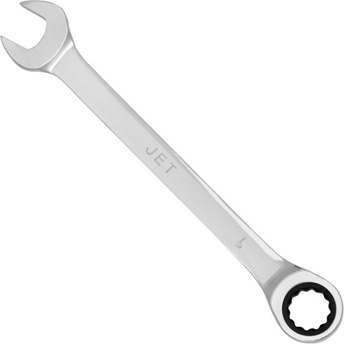 Non-Reversible Long Pattern Ratcheting Combination Wrench, 9 mm, Chrome Finish Ottawa Fastener Supply