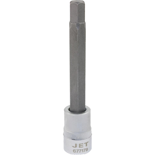 Bit Socket, Hex, 10 mm x 4" L, 3/8" Drive Ottawa Fastener Supply