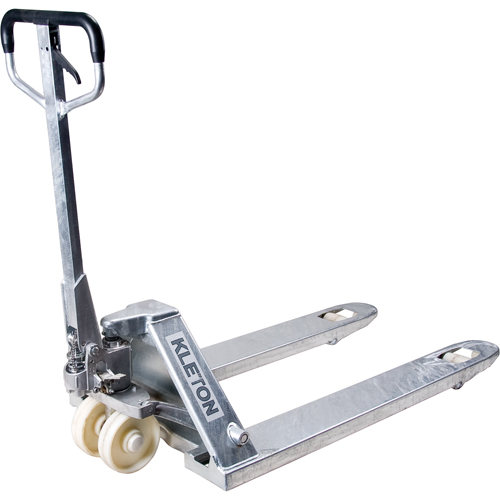 Manual Pallet Trucks, Galvanized, 42" L x 27" W, 5500 lbs. Capacity Ottawa Fastener Supply