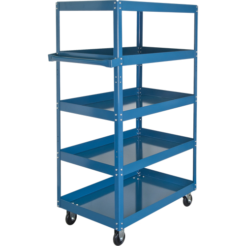 Chariots &agrave; tablette, 5 Tiers, 18" la x 61" h x 30" p, Capacit&eacute; 900 lb Ottawa Fastener Supply