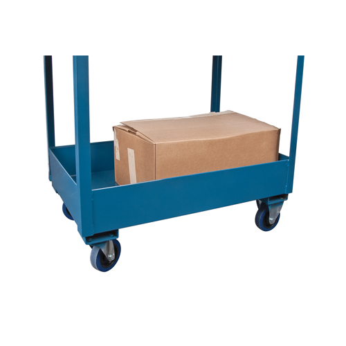 Deep Lipped Service Cart, 2 Tiers, 24" W x 47" H x 36" D, 1200 lbs. Capacity Ottawa Fastener Supply