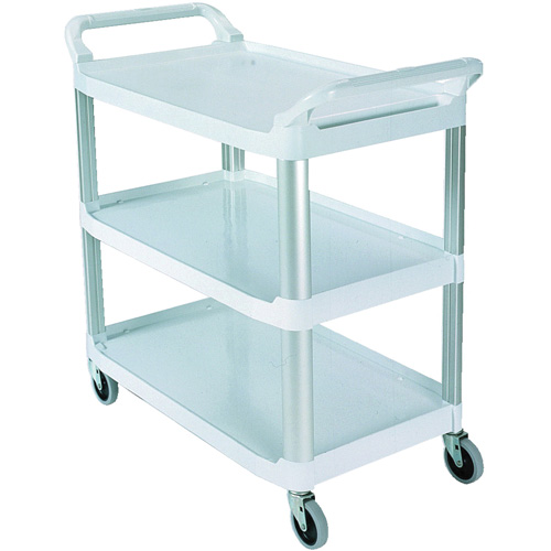 Open-Sided Shelf Cart, 3 Tiers, 40" x 37" x 20", 300 lbs. Capacity Ottawa Fastener Supply