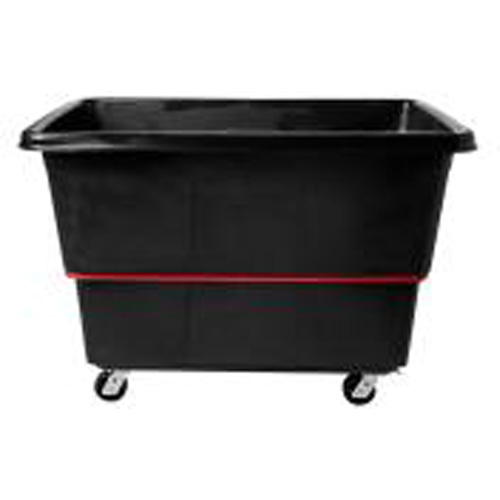 Heavy-Duty Utility Truck, Black Recycled Plastic, 59"/34-5/8" L x 34"/59-1/64" W x 42-1/16"/42-7/8" H, 27 cu. ft. Volume, 1200 lbs. Capacity Ottawa Fastener Supply
